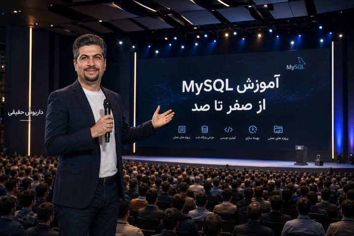 آموزش MySQL از صفر تا صد در سمینار تخصصی داریوش حقیقی