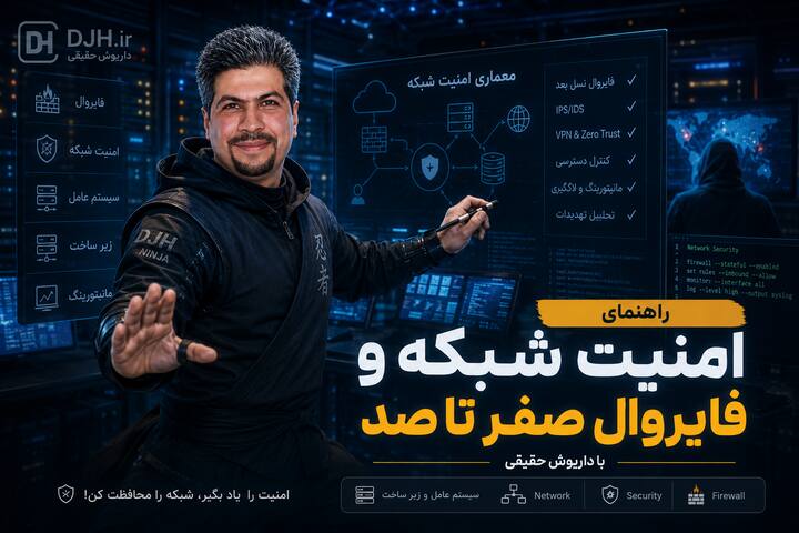 راهنمای امنیت شبکه و فایروال صفر تا صد با داریوش حقیقی!