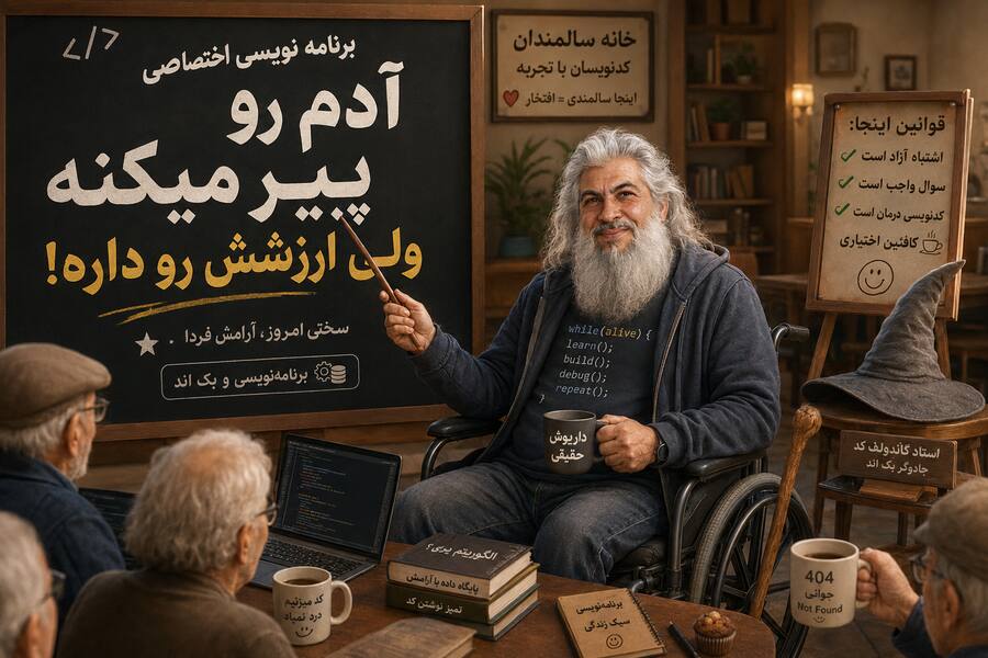برنامه نویسی اختصاصی آدم رو پیر میکنه ولی ارزشش رو داره | داریوش حقیقی